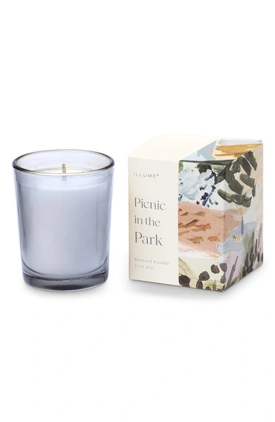 Illume Glass Votive Candle In Picnic In The Park