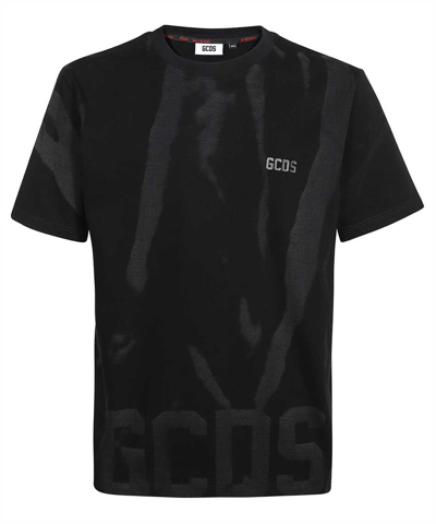Gcds Low Band Printed Regular T-shirt In Black