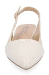 Journee Collection Bertie Slingback Flat In Bone