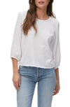 Michael Stars Iliana Cotton Gauze Top In White