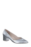 Paul Green Rendi Pointed Toe Pump In Clay Met Soft Nappa