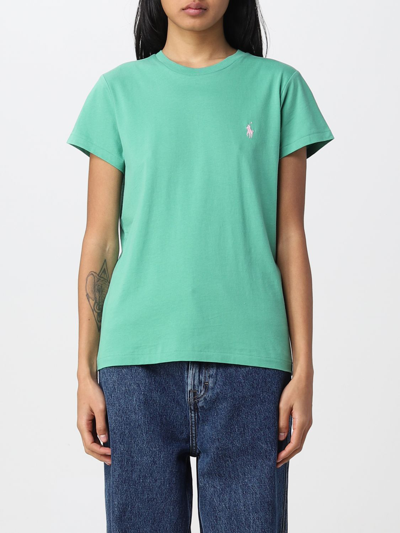 Polo Ralph Lauren T-shirt With Logo  In Green