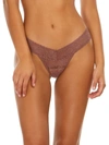 Hanky Panky Daily Lace Low-rise Thong In Pink