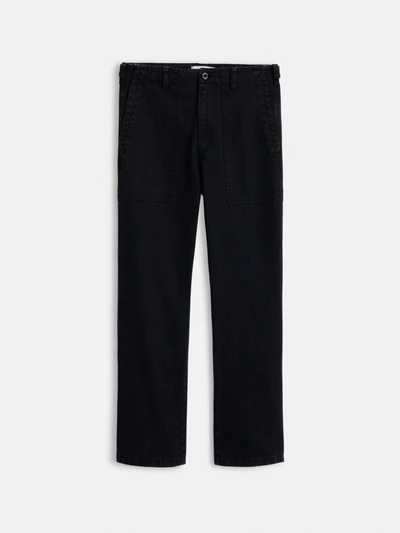 Alex Mill Neil Pant In Herringbone In Washed Black