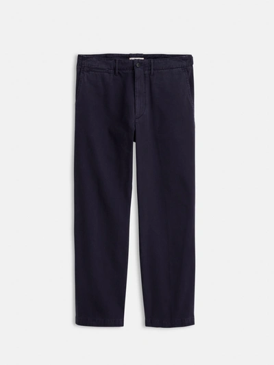 Alex Mill Straight Leg Pant In Vintage Washed Chino In Dark Navy