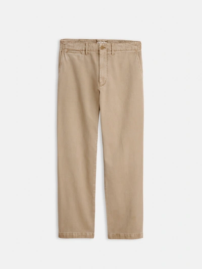 Alex Mill Straight Leg Pant In Vintage Washed Chino In Faded Khaki