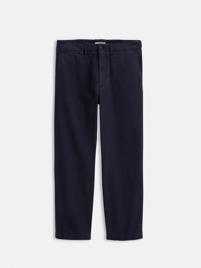 Alex Mill Straight Leg Pant In Vintage Washed Chino (long Inseam) In Dark Navy