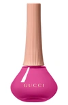 Gucci Glossy Nail Polish 402 Valentine Fuchsia 0.33 oz / 10 G