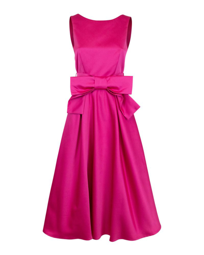 P.a.r.o.s.h Bow Belt Dress In Rosa