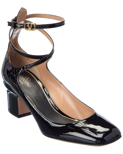 Valentino Garavani Tan-go 60mm Patent-leather Pumps In Black