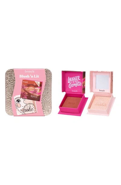 Benefit Cosmetics Blush 'n Lit Mini Blush & Highlighter Duo ($36 Value) In Blush N Lit