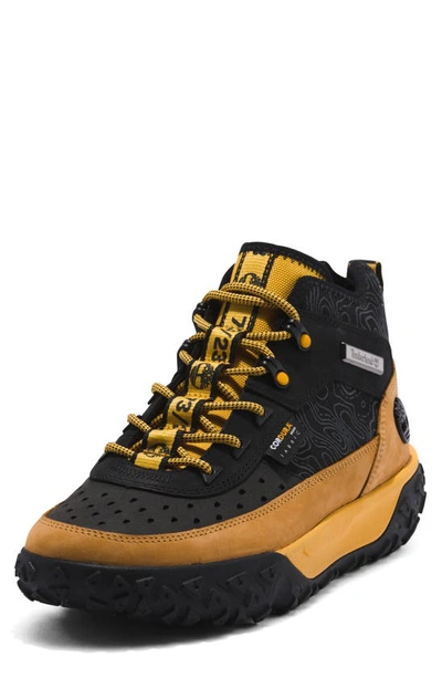 Timberland Greenstride Motion Hiking Boot In Black/orange