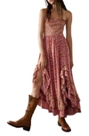 Free People One I Love Maxi Dress In Caramel Combo