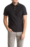 Robert Barakett Hickman Short Sleeve Polo Shirt In Black