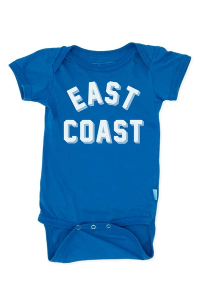 Feather 4 Arrow Babies' East Coast Cotton Bodysuit In Seaside Blue