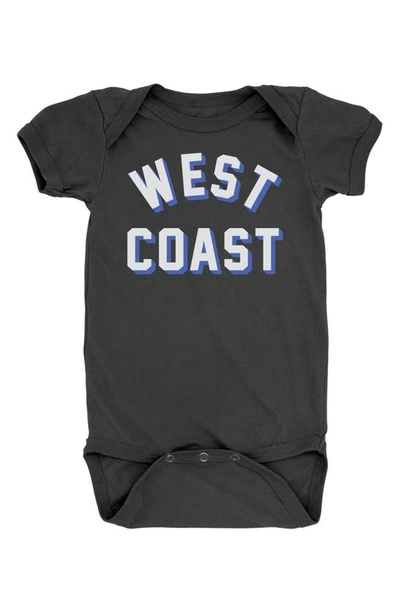 Feather 4 Arrow Babies' West Coast Cotton Bodysuit In Black