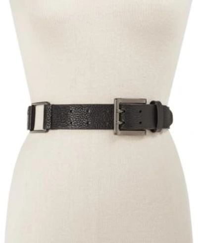 Dkny Connector Belt, Created For Macy's In Black