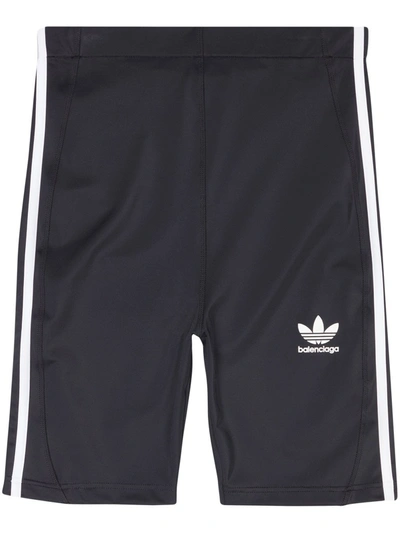 Adidas X Balenciaga Sports Shorts In Black