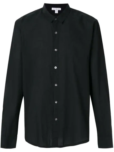 James Perse Black Cotton Shirt