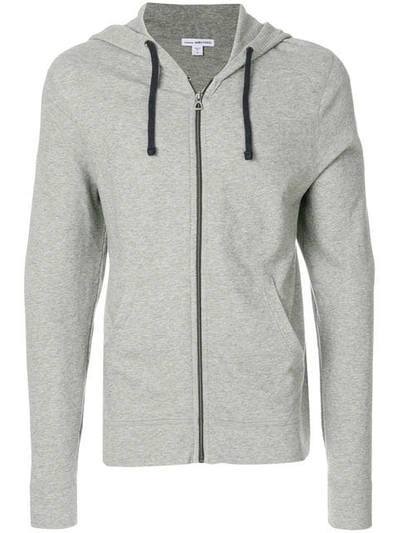 James Perse Grey Cotton Hoodie