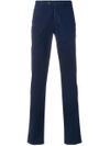 Canali Classic Chinos In Blue