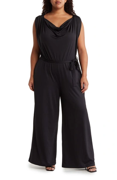 By Design Marielle Cowl Neck Jumpsuit In Black