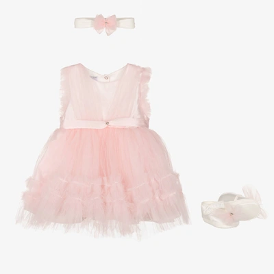 Beau Kid Baby Girls Pink Tulle Dress Set