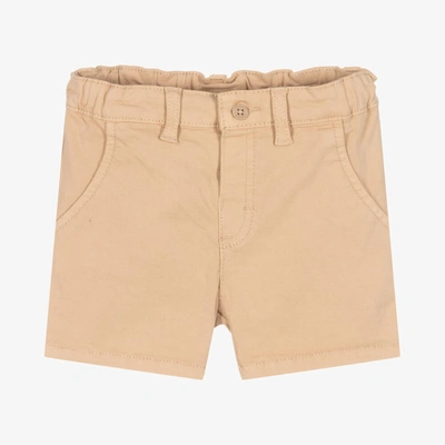 Mayoral Baby Boys Beige Cotton Chino Shorts