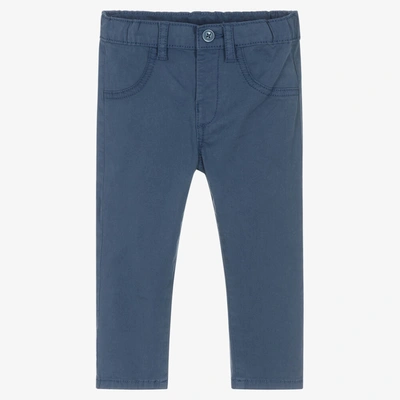 Mayoral Baby Boys Navy Blue Cotton Chino Trousers