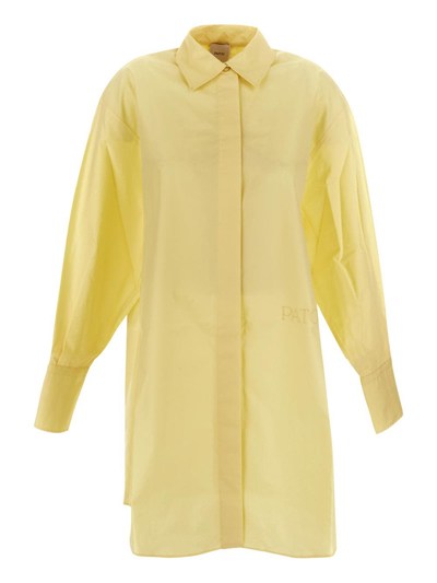 Patou Shirt Dress In Yellow