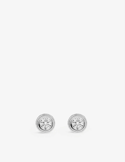 Cartier D'amour Earrings In White Gold