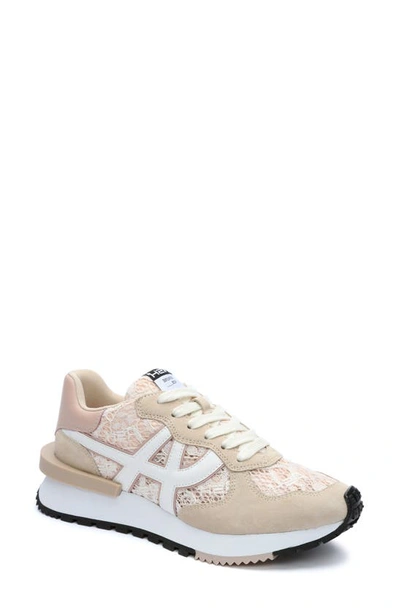 Ash Toxic Lace Track Sneakers In Beige