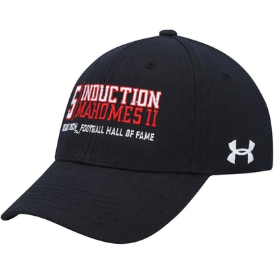 Under Armour Patrick Mahomes Black Texas Tech Red Raiders Football Hall Of Fame Adjustable Hat