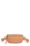 Hobo Fern Leather Belt Bag In Sandstorm