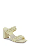 Dolce Vita Paily Braided Sandal In Lemon Cream Stella