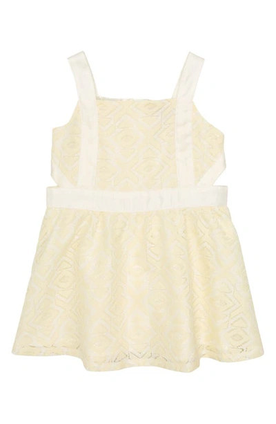 Bcbg Kids' Lace Dress In Sunshine