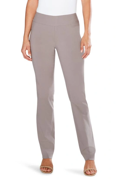 Nic + Zoe Wonderstretch Straight Leg Pants In Brown