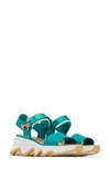 Sorel Kinetic™ Y-strap Sandal In Teal Chloride/ Sea Salt