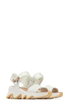 Sorel Kinetic Impact Y Strap Sandals In Sea Salt/ Radiation