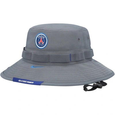 Nike Gray Paris Saint-germain Boonie Tri-blend Performance Bucket Hat