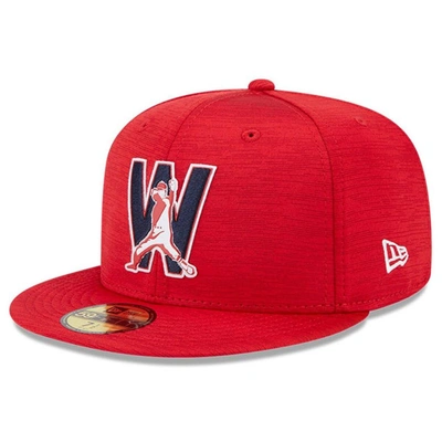 New Era Red Washington Nationals 2023 Clubhouse 59fifty Fitted Hat