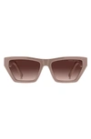 Marc Jacobs 55mm Gradient Cat Eye Sunglasses In Beige