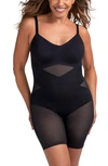 Honeylove Superpower Mid Thigh Bodysuit In Runway