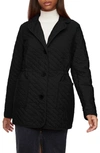 Bernardo Quilted Blazer In Black