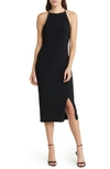 Chelsea28 Crossback Halter Dress In Black