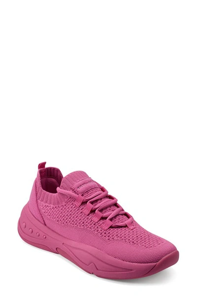 Easy Spirit Power Lace-up Sneaker In Neon Pink
