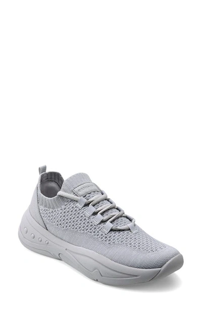 Easy Spirit Power Lace-up Sneaker In Light Gray