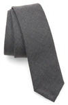 Thom Browne Wool Tie In Med Grey