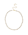 Ettika Crystal Disc And Link Necklace In Gold