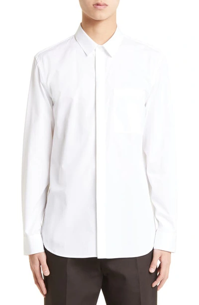 Jil Sander Tuesday Cotton Shirt In Optic_white
